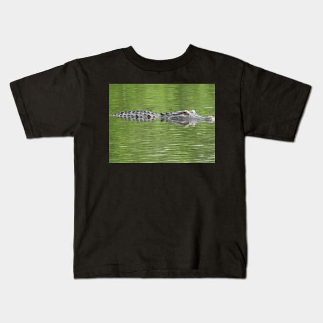 Gatorflauge Kids T-Shirt by 27Captures